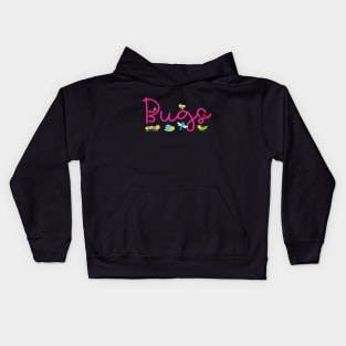 Bugs Cute Happy Cartoon Bugs Kids Hoodie